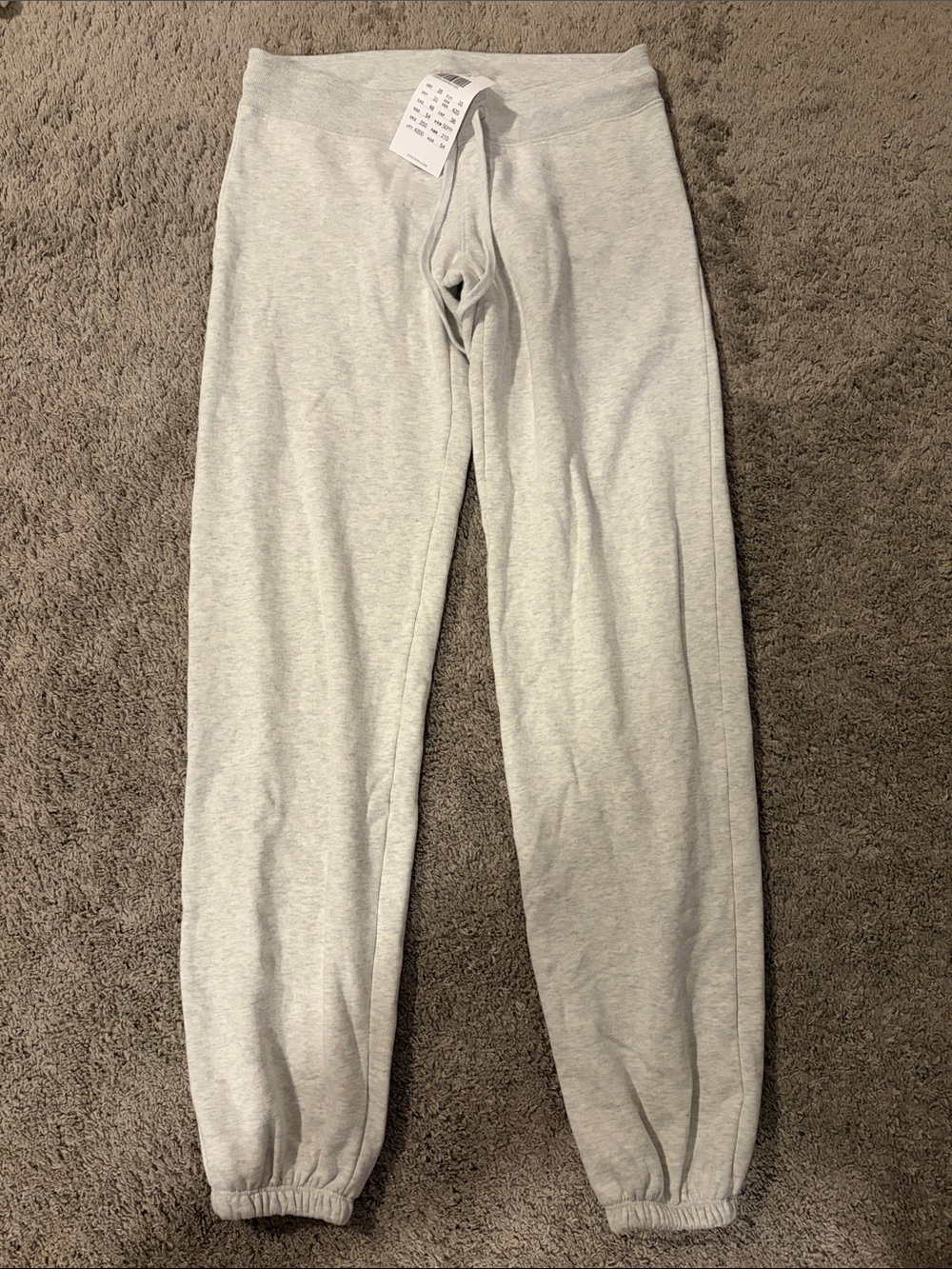Brandy Melville Hillary Light Gray Sweatpants
